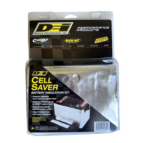 DEI Battery Insulator 10840 Cell Saver Insulation Kit Brand New Factory Sealed - Picture 1 of 2